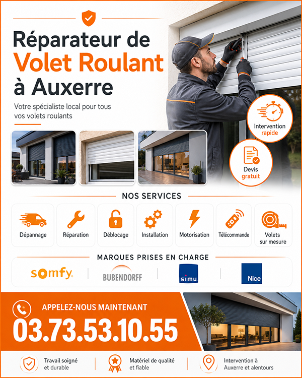 Depannage Volet Roulant Thury 89520